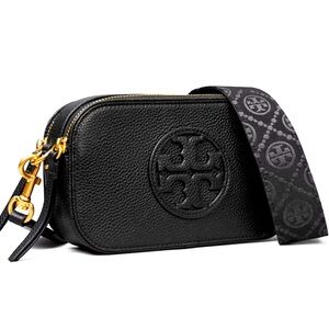 Tory Burch Mini Miller Crossbody
Black 
Leather